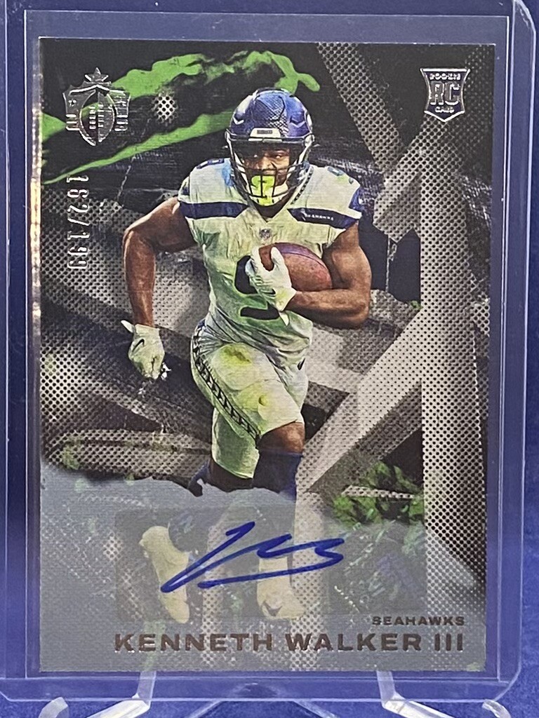 2022 Chronicles Gridiron Kings Kenneth Walker III Auto /199 Seahawks Rookie RC
