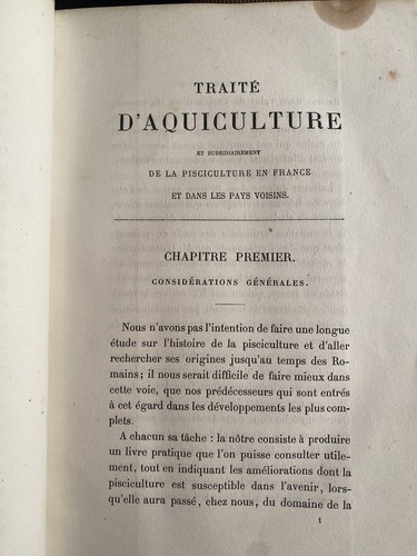 Traité de pisciculture pratique et d'aquiculture. Bouchon Brandely Gravures 1876 - Picture 5 of 23