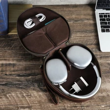 Genuine Leather Case For Apple AirPods Max Headphone Protect Travel Storage Bag