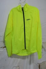 Louis Garneau Modesto Cycling 3 Jacket Men's Medium Bright Yellow Retail $69.99