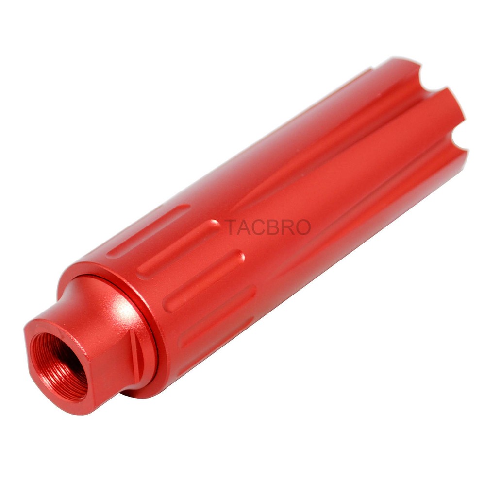 Red Aluminum Linear Compensator 5/8x24 Thread for .308 308 Muzzle Brake