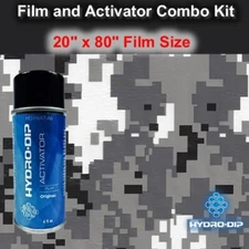 Hydro Dip  Film Activator Combo Kit Block Digital Camouflage