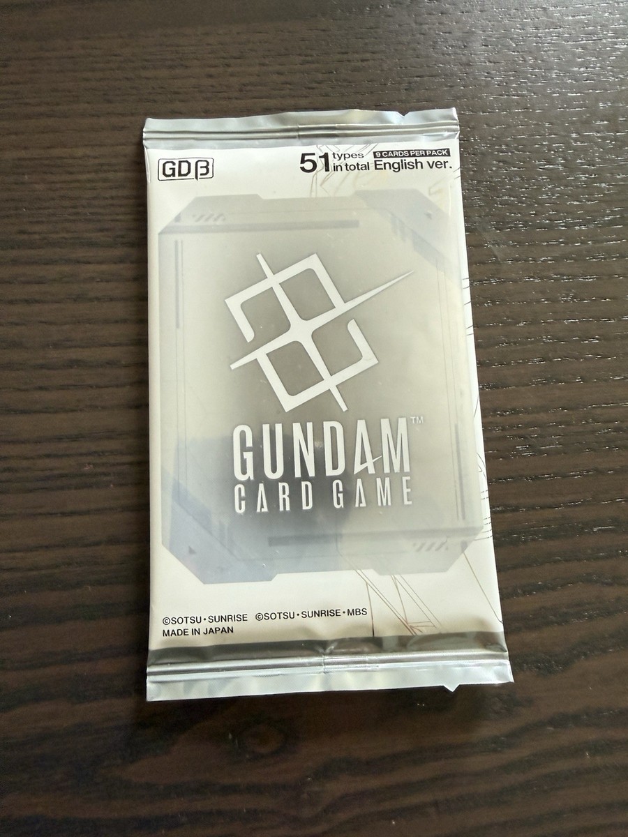 gundam card game booster box english Gundam Card Game Booster Pack Beta Edition Bandai English Sealed X 1