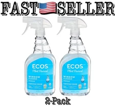 2-Pack Earth Friendly Products Window Cleaner with Vinegar, 22oz (650ml) Each