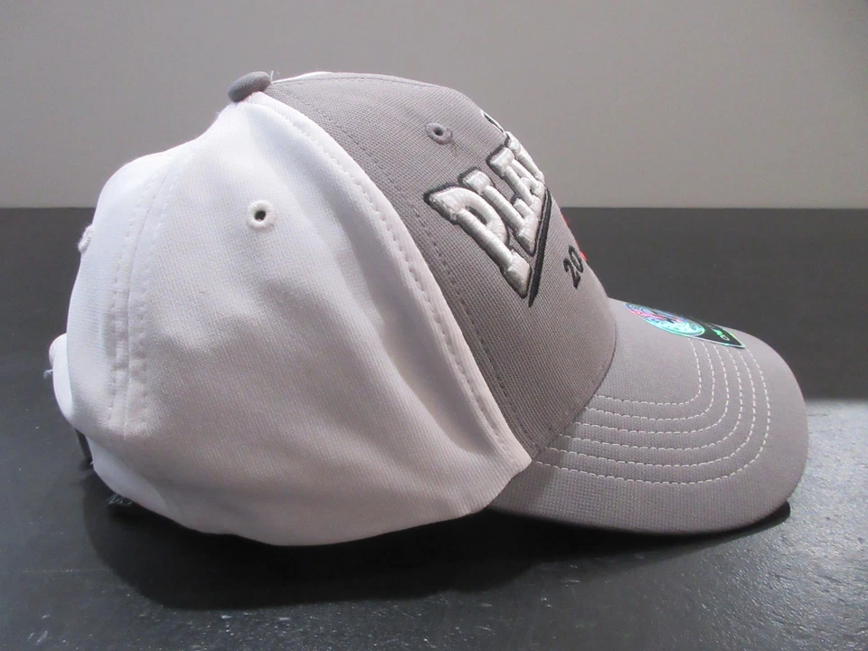 Cincinnati Reds Hat Cap Strap Back Gray White MLB Baseball Playoffs '47 Mens - Image 4 of 4