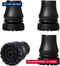 4Pcs Cane Tips 3/4 Inch Heavy Duty Rubber Cane Tips, Anti Slip TPR Replacement R