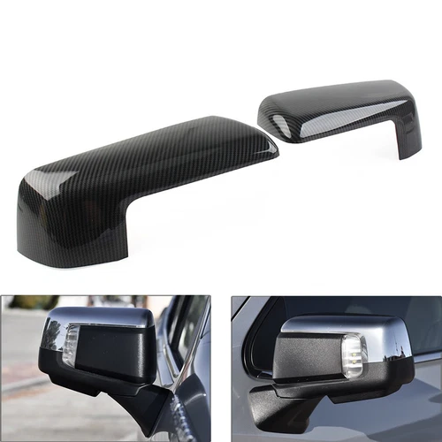 Rear View Mirror Cover Overlay For Chevrolet Silverado 1500 For GMC 1500 19-22