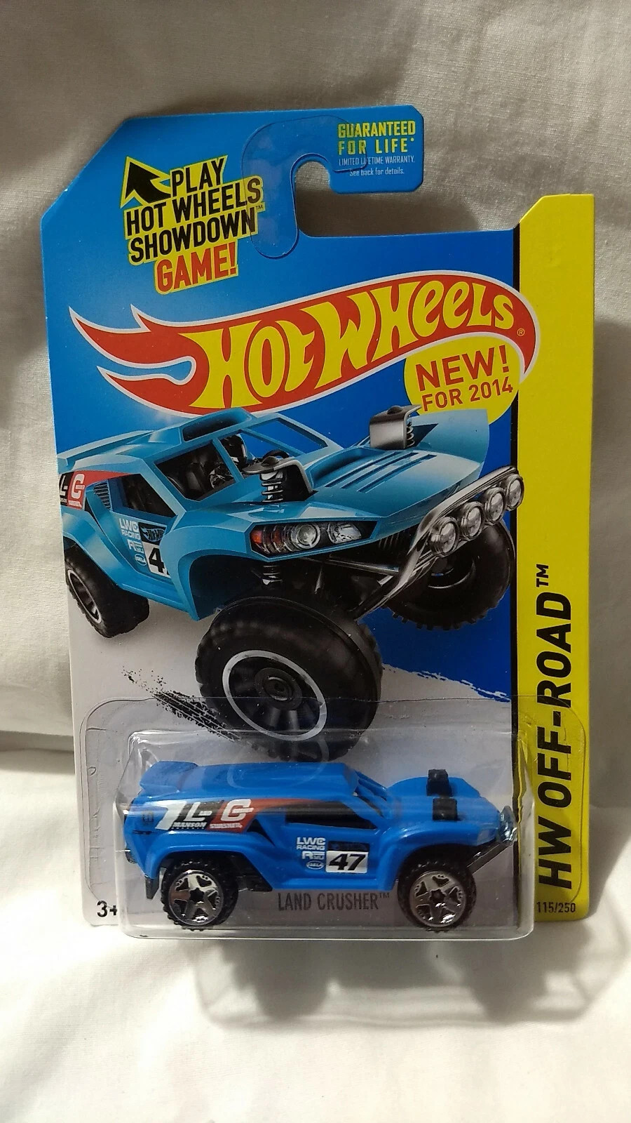 Hot Wheels - Land Crusher - Blue - HW Off-Road 115/250 - 2014