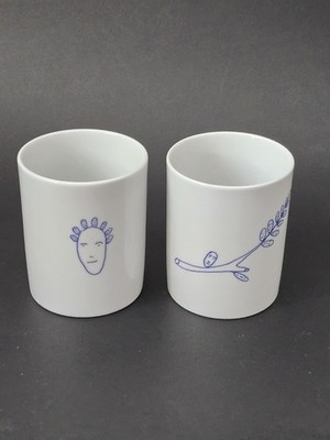 (2) 1998 ALESSI Andrea Branzi GENETIC TALES Mugs~ Germany~ (s3)
