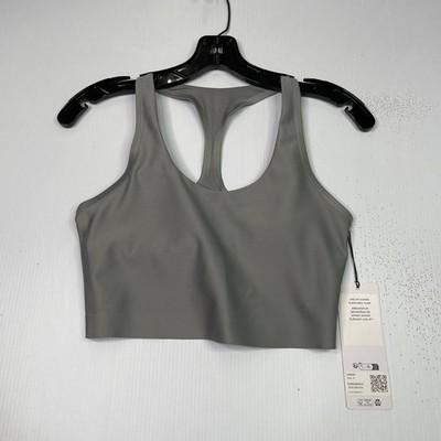 ALO YOGA Airlift Super Sleek Bra Tank Top Women's Size S Gray