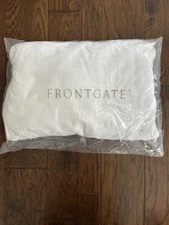 NWT Frontgate White Cushioned Velour Chaise Lounge Covers (2 Available)