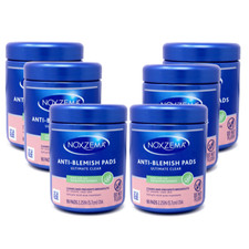 6 Pack Noxzema Ultimate Clear Anti Blemish Pads 90 Each