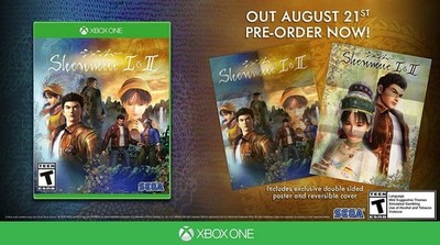 Shenmue 1 & 2 *LAUNCH PRE-ORDER EDITION* (XBOX One) New