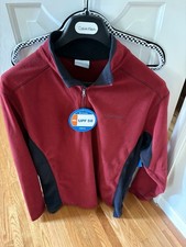 Columbia Men s Gray Red Lightweight Quarter Z...