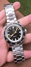 Zelos 42mm Swordfish Blacksand Stainless Steel
