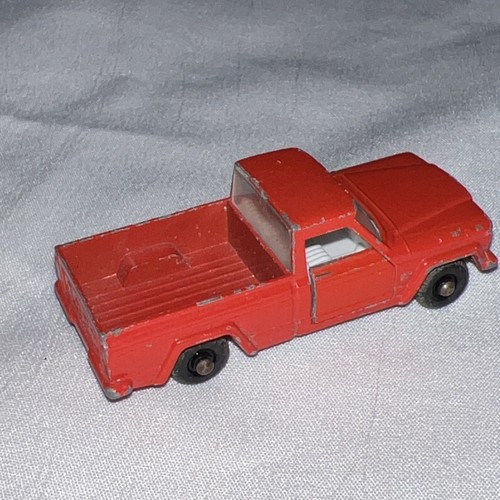 Matchbox Lesney Jeep Gladiator N°71 Pick-up Rouge 1962 - Occasion Quasi Neuve