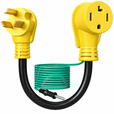 New Dryer Plug Adapter 3 to 4 Prong, 1.5 FT Cord 45 cm , 10-30P to 14-30R