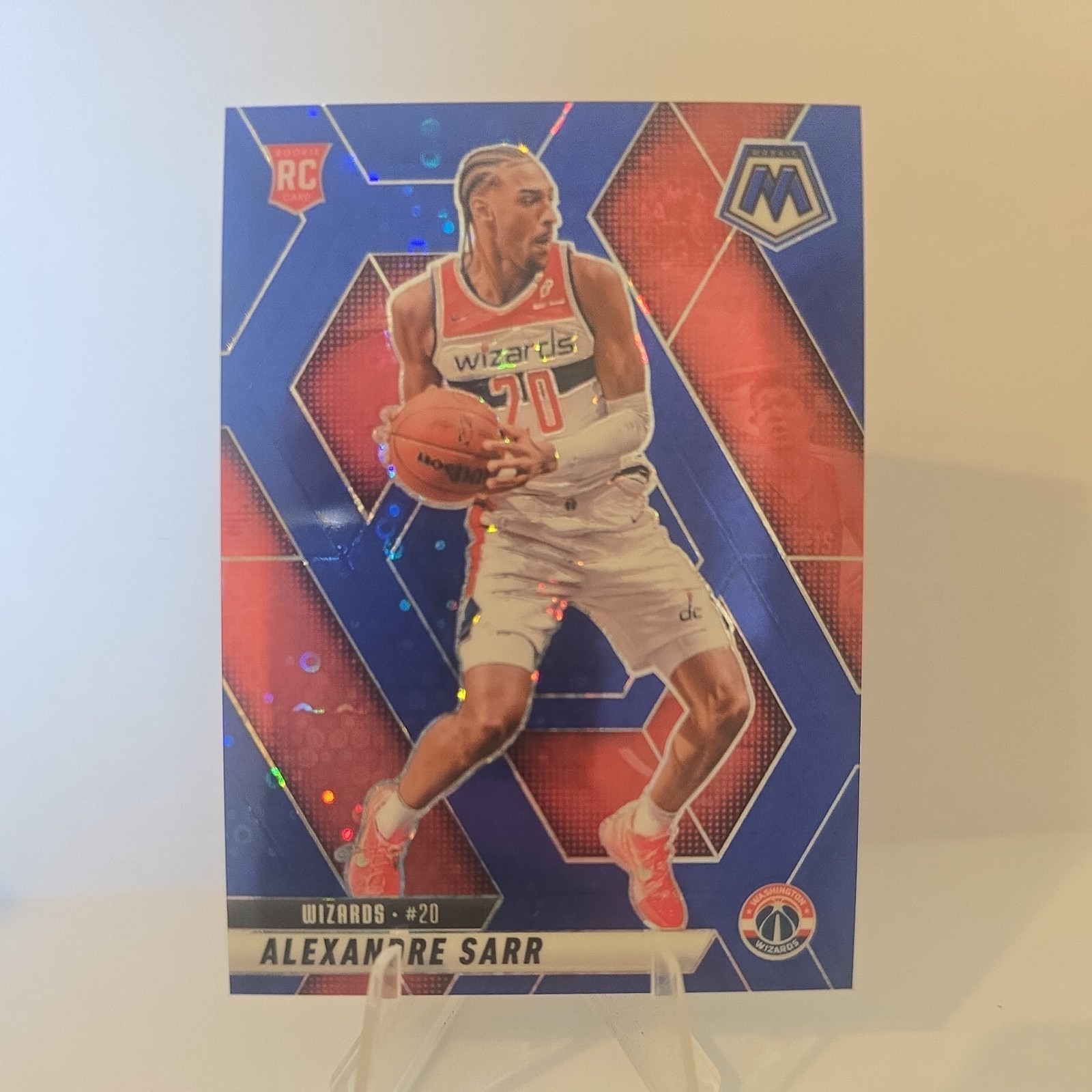 2024-25 Panini Mosaic - Rookies Alexandre Sarr #216 Blue Fast Break Prizm /85
