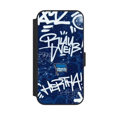 Klapphülle für Apple iPhone 13 Pro Graffiti Hertha BSC Offizielles Lizenzprodukt