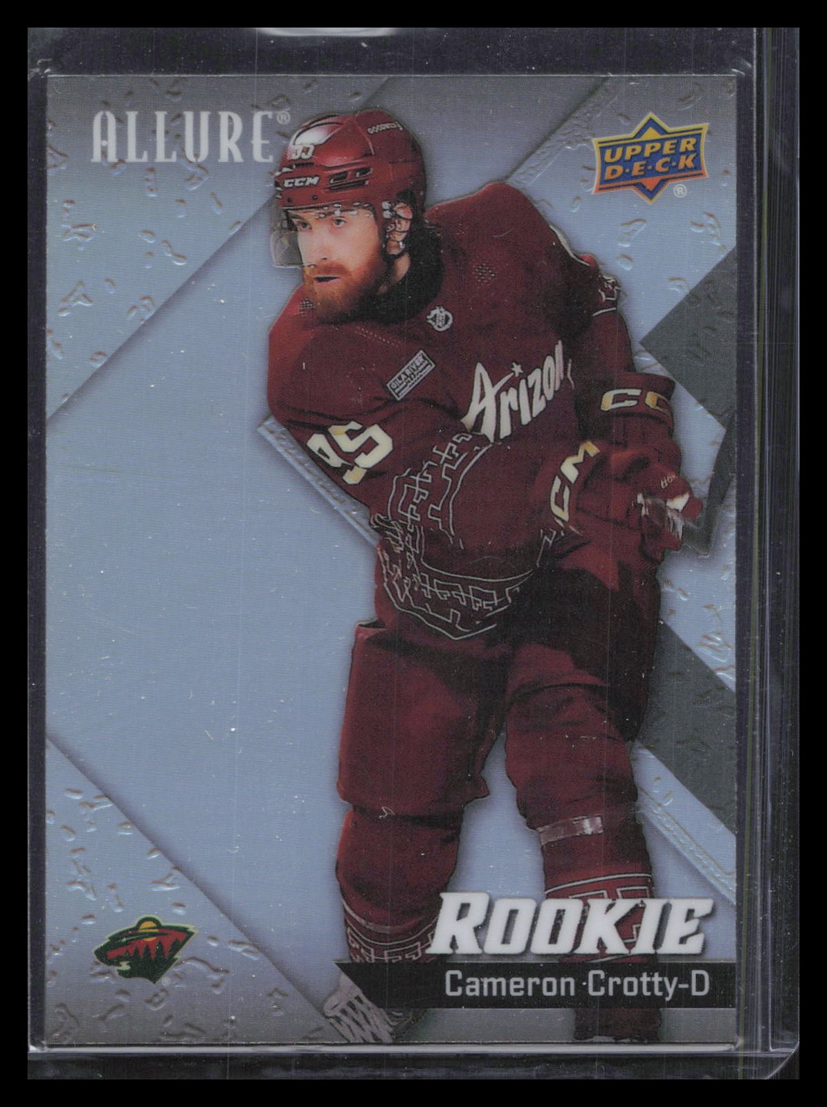 2024-25 Upper Deck Allure #124 Cameron Crotty Glitter Bomb
