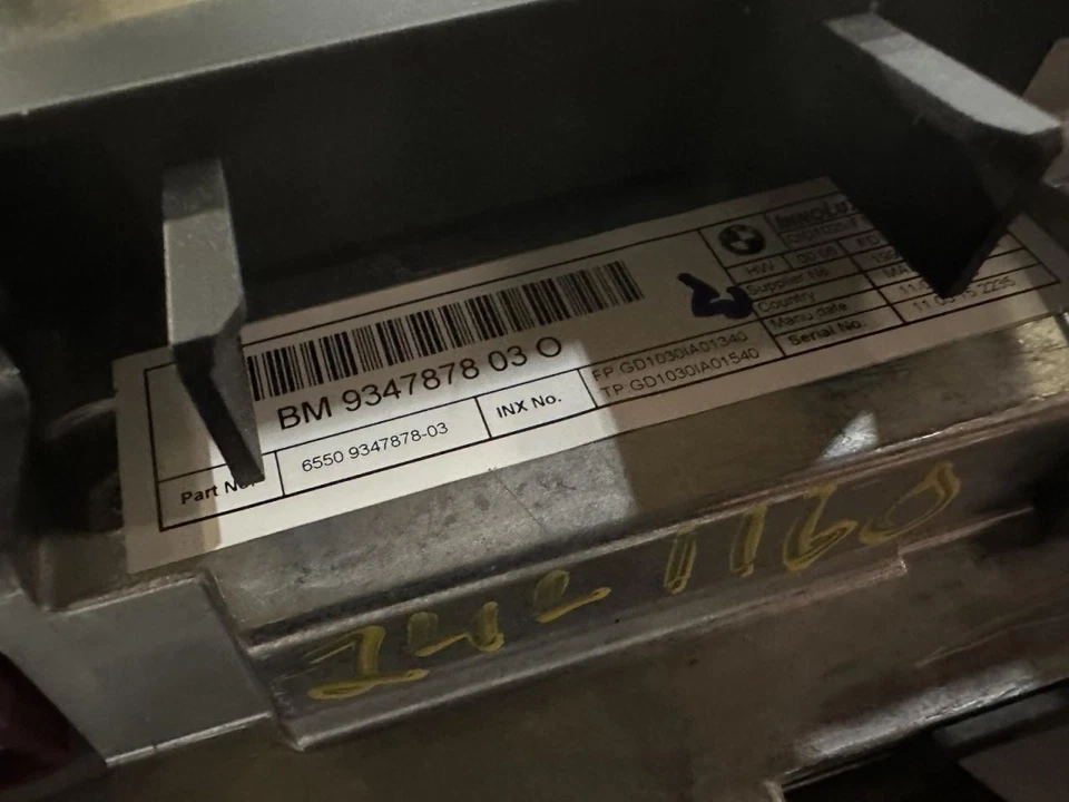 Pantalla de visualización de información-GPS-TV tablero delantero compatible con BMW X5 14-16 1927057 Foto 3 de 4