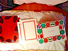 Christmas Card Picture Holder Assorted Lot Hallmark and Magic Paper 4x6 Photo