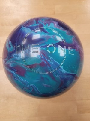 REFURBISHED EBONITE THE ONE X-OUT FULLY PLUGGED, AND RESURFACED 15 LBS.
