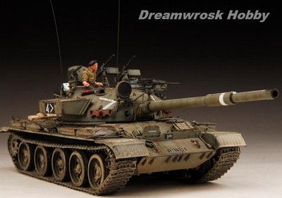 Award winner built Trumpeter 1:35 IDF Tiran 6 / T-62 MBT +PE +Figure +ACC