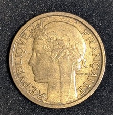 1939 France 50 Centimes Circulated KM# 894.1