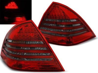 LED rear lights for Mercedes C-Class W203  Sedan 2000-2004 VR-864 Red Smoke
