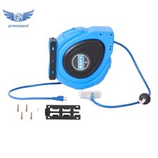 Retractable Extension Cord Reel Power Cord Reel 65FT 12AWG/3C SJTOW