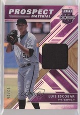 2018 Panini Elite Extra Edition Prospect Materials Purple 22/25 Luis Escobar hg6