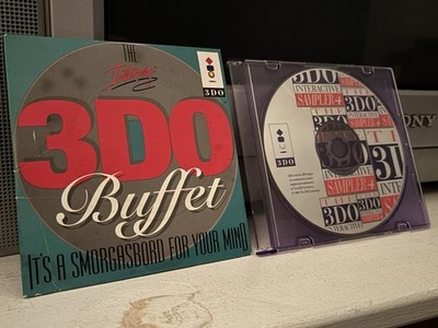 3DO Sampler #4 & 3DO Buffet Game Demo Discs Compilation Lot - Tested!