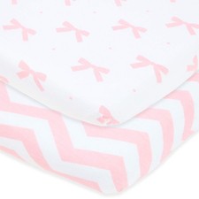 Bassinet Fitted Sheets Compatible with Chicco Lullago Bassinet and Chicco Clo...
