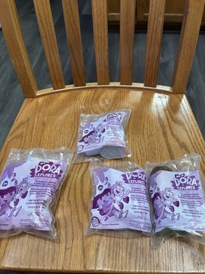 Dora the Explorer toy set (all 4) Nickelodeon Nick Jr. Burger King BK 2004 NIP