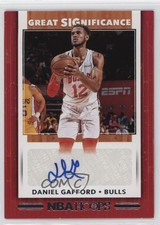 2019-20 Panini NBA Hoops Great SIGnificance Daniel Gafford Rookie Auto RC ix8