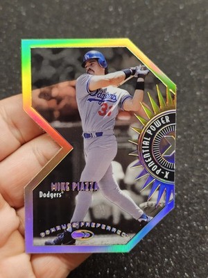 1997 Donruss Preferred #9a MIKE PIAZZA X-Potential Power 1699/3000 DIE-CUT RARE!