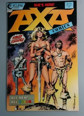 AXA Comics #1 Eclipse Comics 1984 BW1