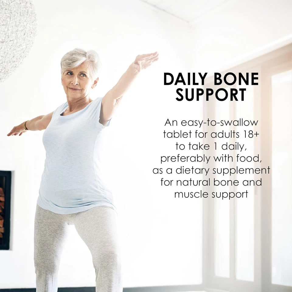 Vitamina K2 D3 Suplemento de Apoyo Óseo 100 Unidades Calcio y Soporte Muscular Ta... Foto 3 de 4