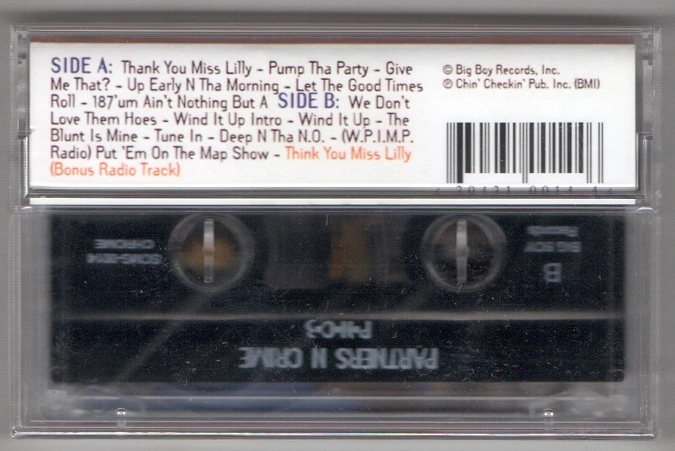 PARTNERS N CRIME Sealed PNC3 New Orleans Rap Tape Big Boy Black Menace Ms. Tee - Image 2 of 3