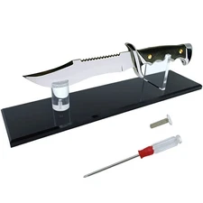 Acrylic Knife Display Stand Fixed Blade Knife Collection Decorative Sword Sta...