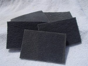 5 NEW Cat Covered Box FILTERS Prevents Stinky Odors 5" x 7" Grey Filter Lot