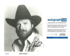 Dan Seals "Everything That Glitters (Is Not Gold) Singer SIGNED 8x10 Photo ACOA