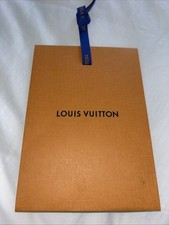 BORSA REGALO LOUIS VUITTON ARANCIONE DIMENSIONI CIRCA 15 X 21 CM ~Z7