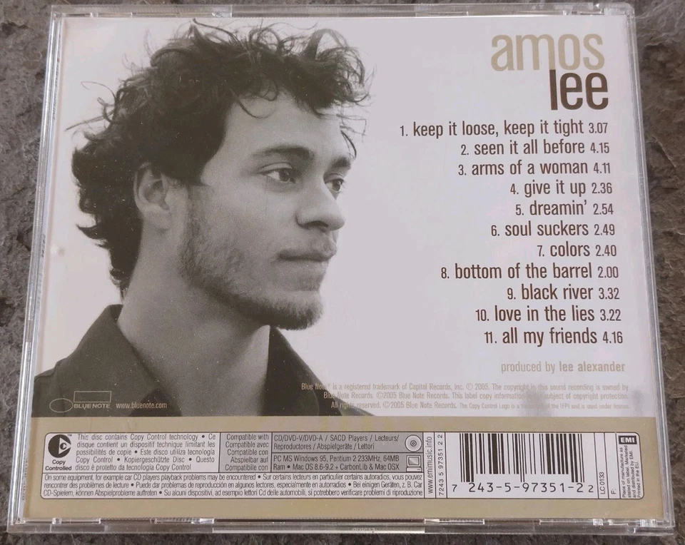 Amos Lee: Amos Lee: CD 2005 EX - Bild 2 von 2