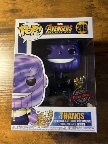 Funko Pop! #289 Thanos Marvel Infinity War Special Edition Vinyl Figure