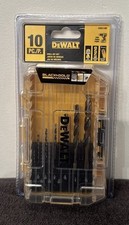DEWALT Dril Bit Set Black and Gold Drill Bit Set 10-Piece (DWA1180)