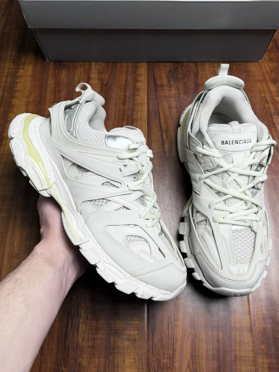 Balenciaga Track Sneaker Clear Sole - White Cream for sale | eBay