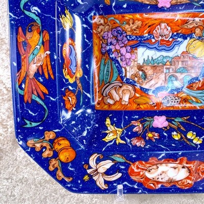 Hermes Serving Tray Platter Plate Marqueterie de Pierres d'Orient