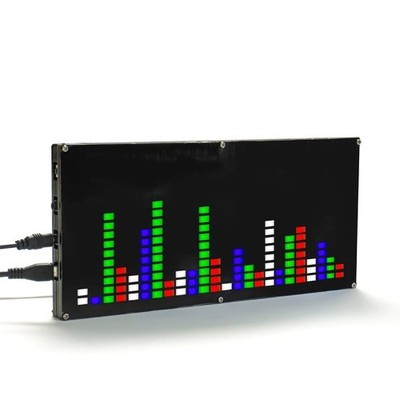 24x16 Dot FOR MATRIX Music Visualizer with Audio Responsive LED Display